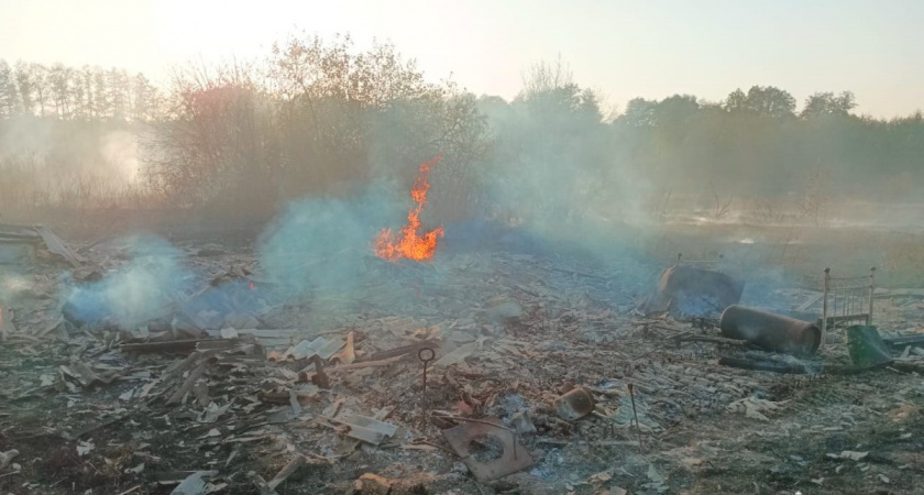 В Ковылкинском районе Мордовии из-за пала сухой травы сгорели 4 дома