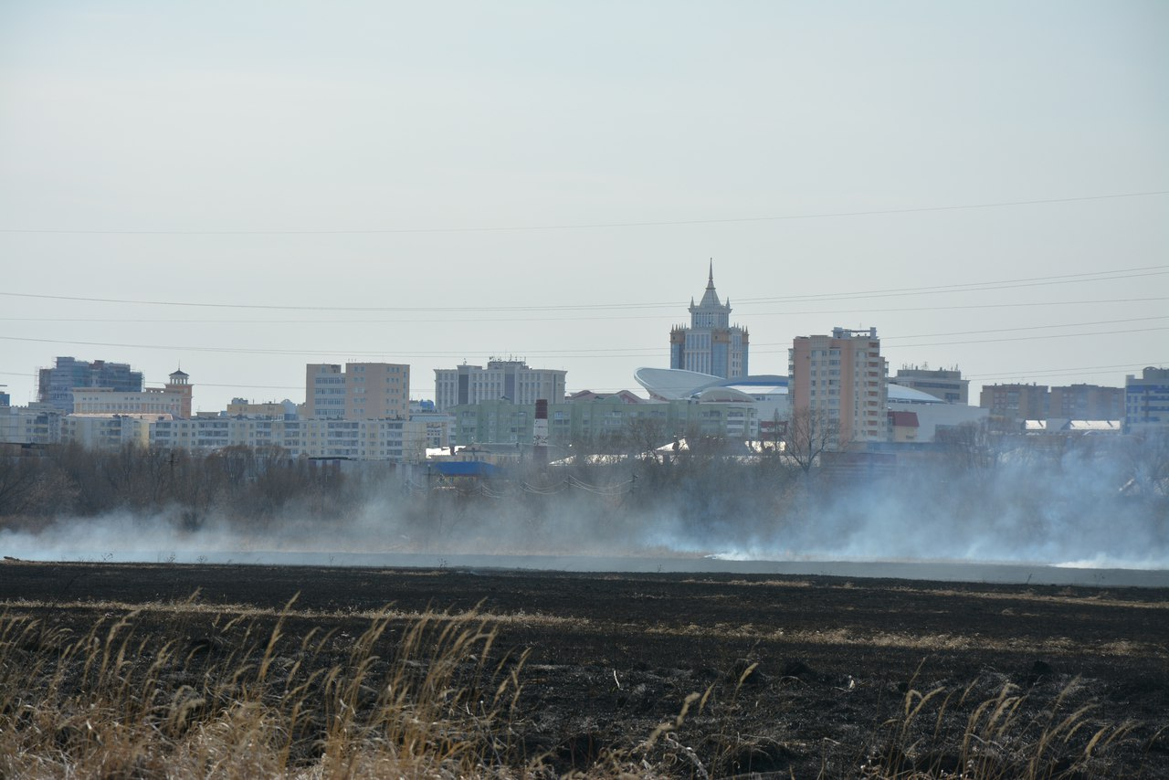 За сутки в Мордовии пожарные 60 раз выезжали на тушение горящей травы