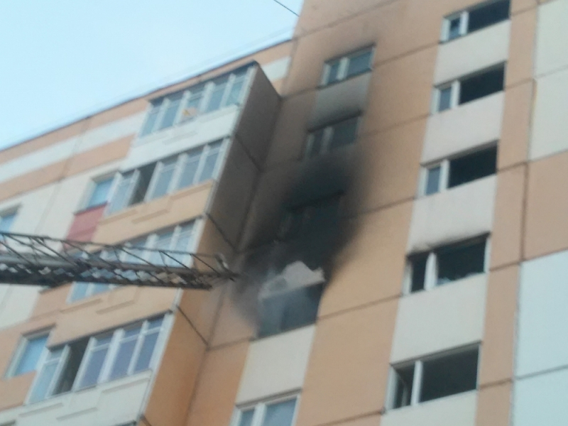В Саранске эвакуировали более 30 человек из-за пожара в подъезде