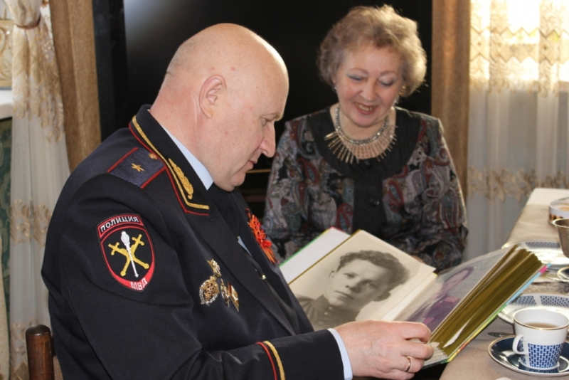 Министр внутренних дел Мордовии встретился с ветераном