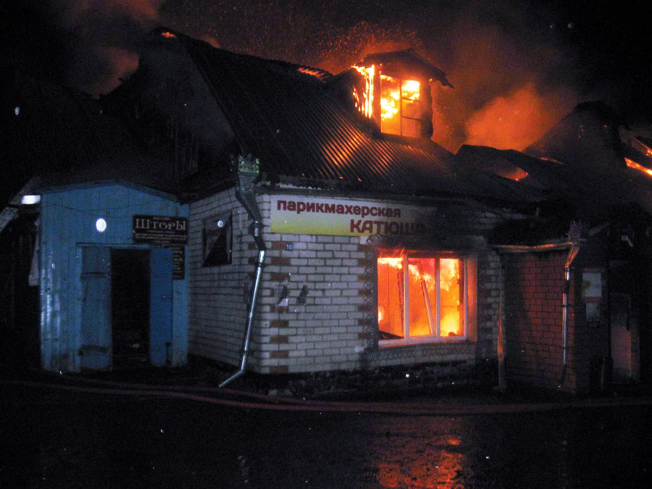В Мордовии сгорели сразу несколько магазинов