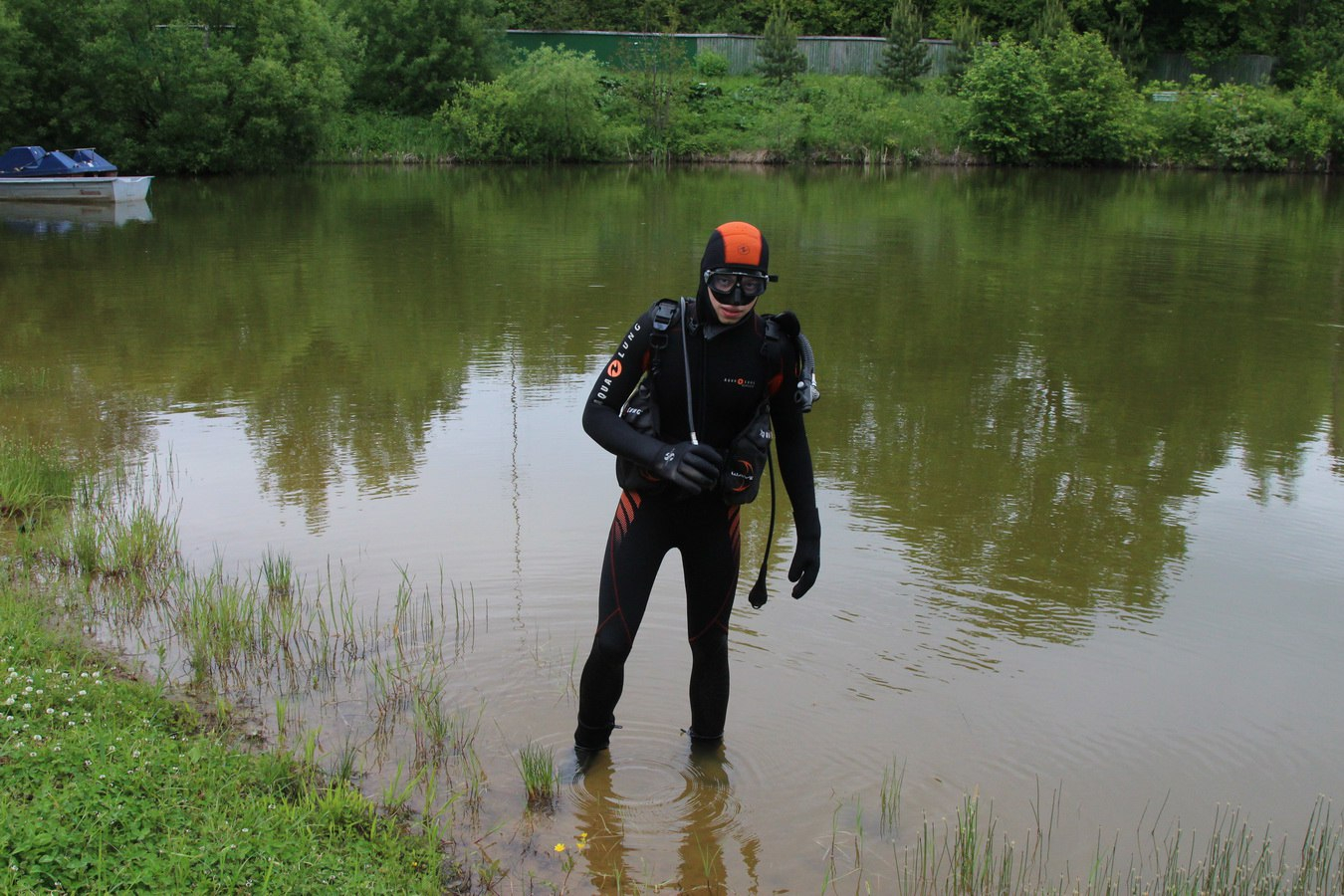 В Мордовии юные дайверы приводят в порядок водоемы