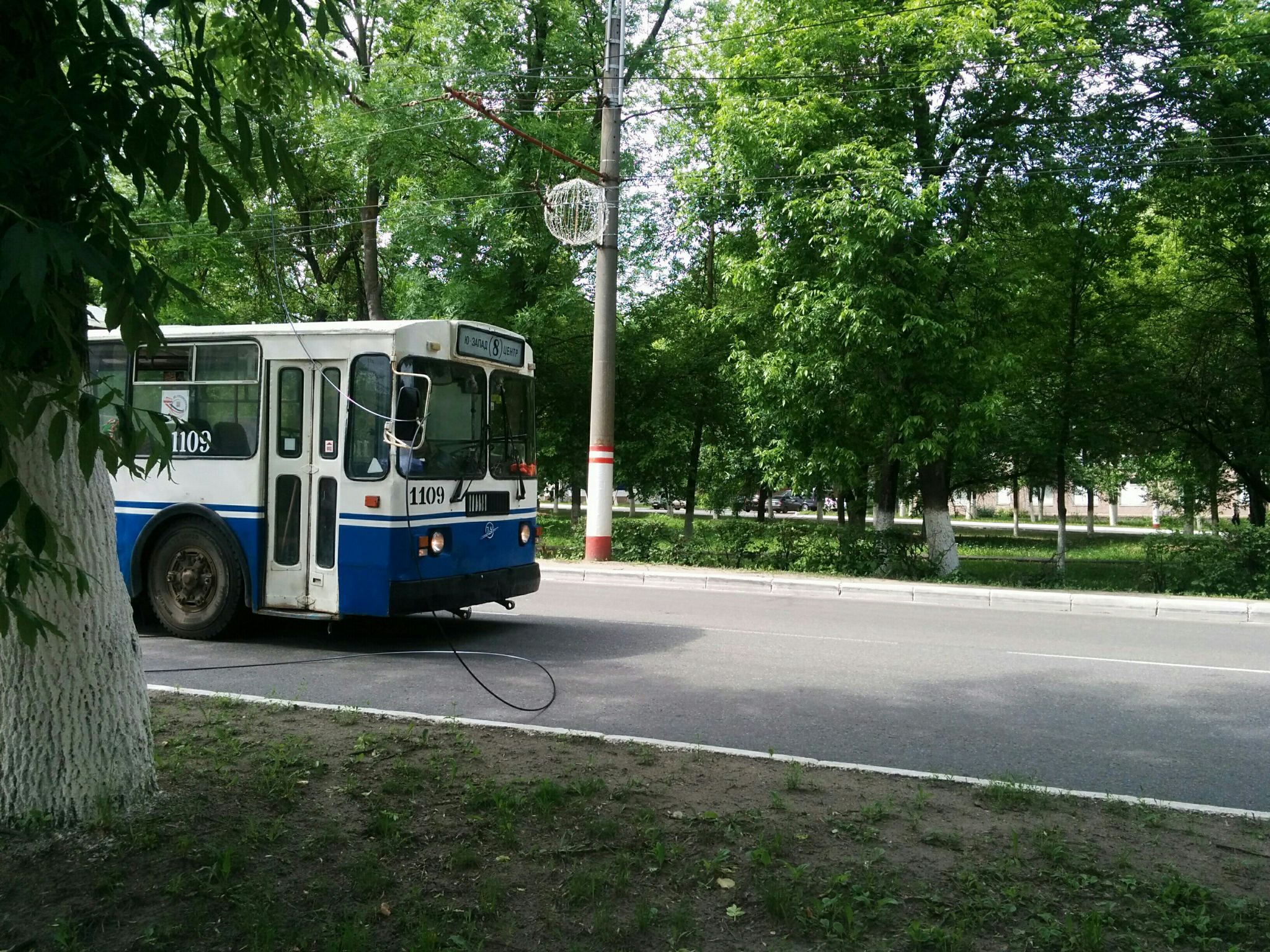 В Саранске из-за обрыва проводов пострадали пассажиры троллейбуса