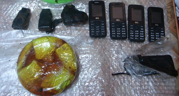 В мордовскую колонию пытались передать четыре телефона и семь зарядников в банке с медом