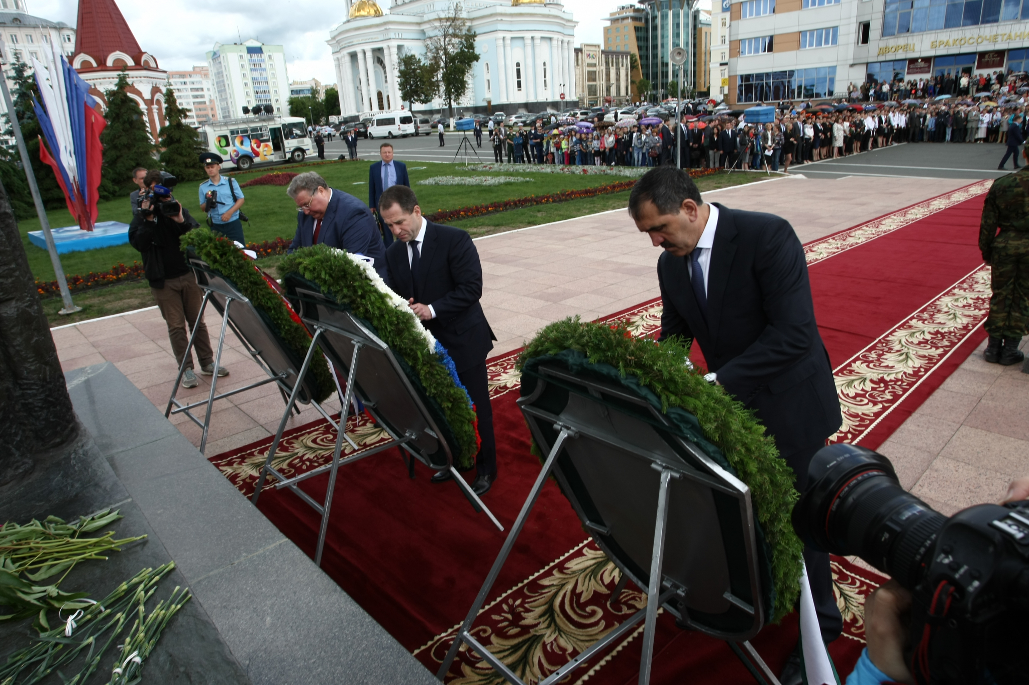 В Саранске Михаил Бабич принял участие в траурной церемонии, посвященной Дню памяти и скорби