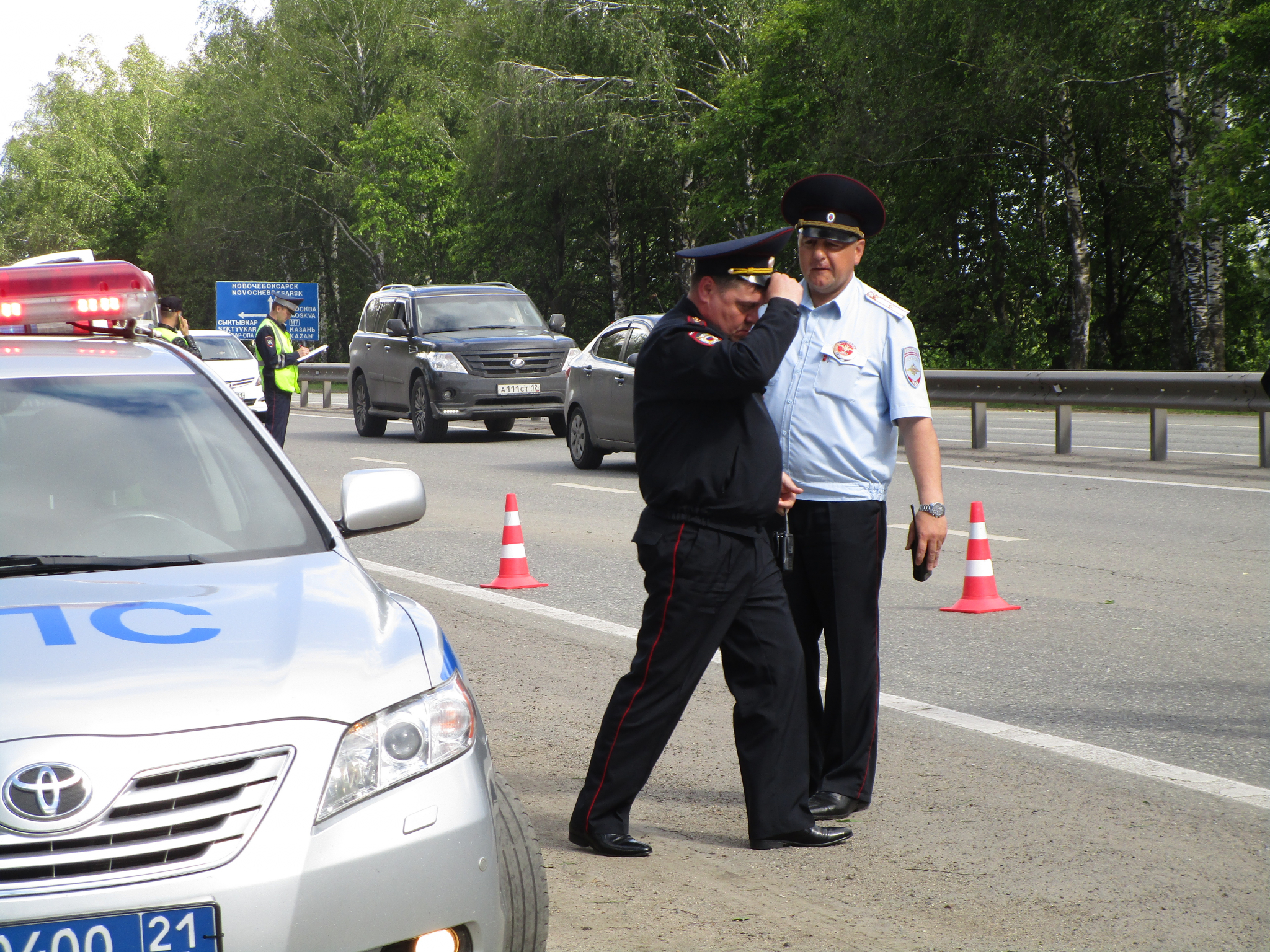 В пригороде Саранска «таинственный» водитель после ДТП бросил машину и сбежал