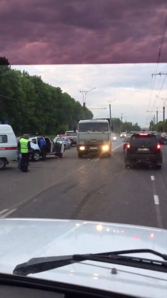 ДТП в Саранске: столкнулись сразу три автомобиля