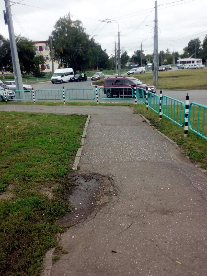 В Саранске на Химмашевском кольце произошло сразу два ДТП