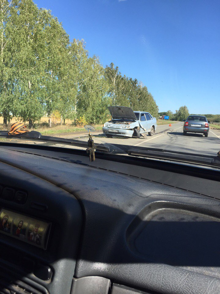 ДТП в Мордовии: один из автомобилей «улетел» в кювет