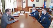 Глава Мордовии провел рабочую встречу с врио Начальника ГУ МЧС России по РМ
