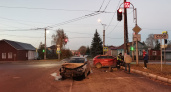 На улице Ульянова в Саранске в ДТП с Volkswagen пострадал 48-летний водитель LADA
