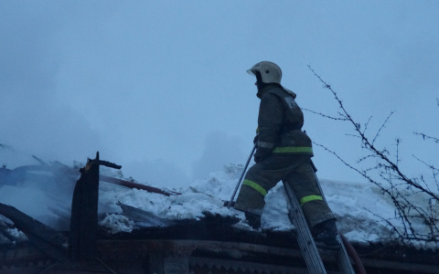 В Мордовии при пожаре в жилом доме два человека пострадали, один погиб