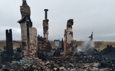 Пожар в одном из сел Мордовии: соседи пытались спасти пенсионера до приезда пожарных
