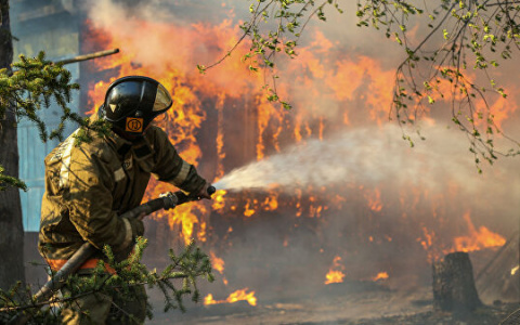 В Ардатовском районе Мордовии прошлым вечером сгорела баня