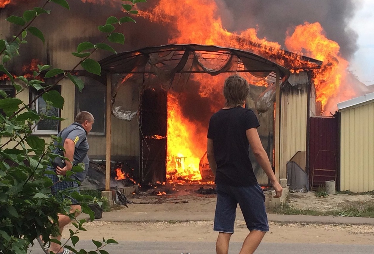 Пожар в Саранске: в Цыганском поселке произошел пожар 23 августа -  |pg13.ru| - Новости Саранска и Мордовии