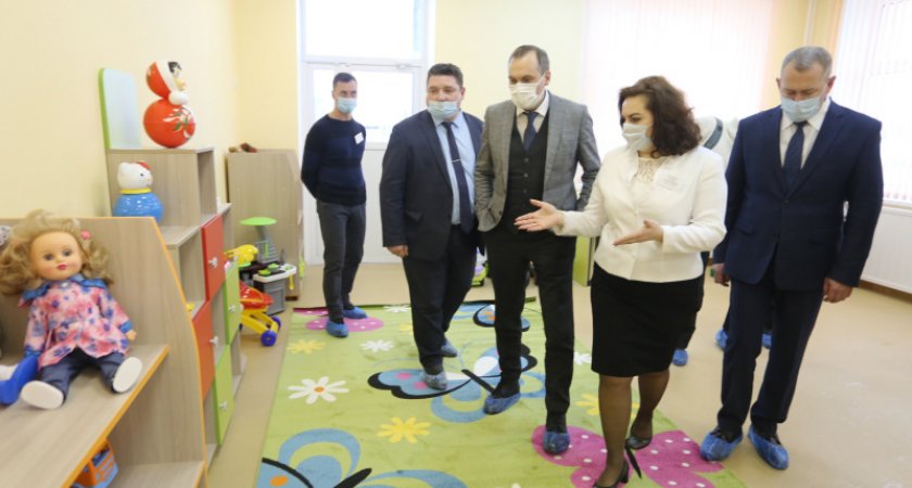 Глава Мордовии осмотрел новый детский сад в Зубовой Поляне