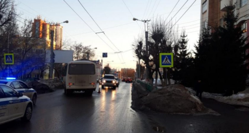 В Саранске водитель автобуса сбил ребенка на пешеходном переходе