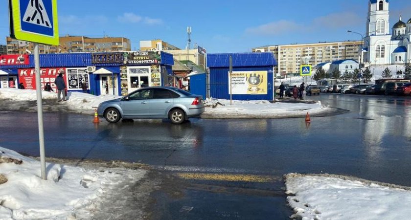 На улице Миронова в Саранске сбили женщину