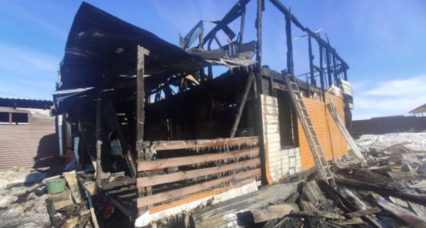 В Мордовии пожар 17 марта оставил без дома и имущества многодетную семью