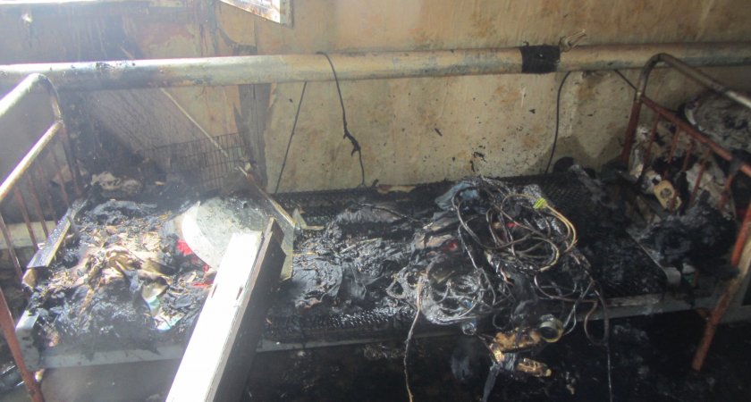 На пожаре в Мордовии заживо сгорел мужчина