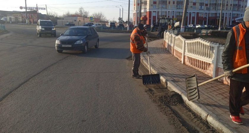 Коммунальные службы Саранска проводят уборку круглосуточно