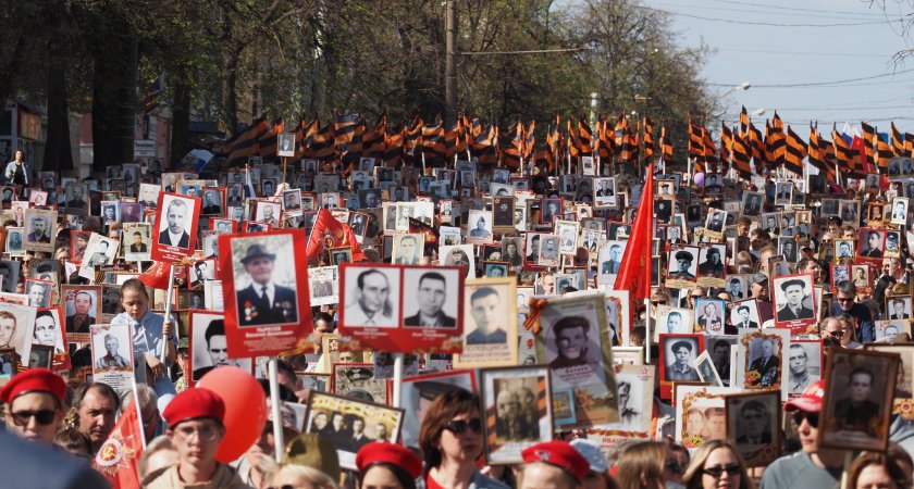 В Саранске 35 тысяч человек приняли участие в акции «Бессмертный полк» 