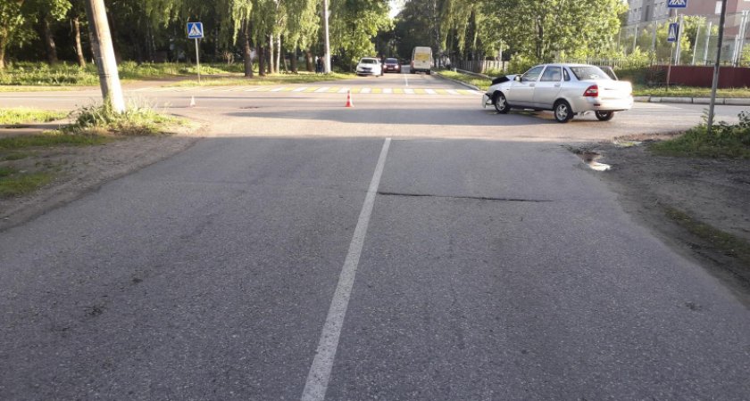 В Саранске столкнулись «Две Лады»: есть пострадавшие