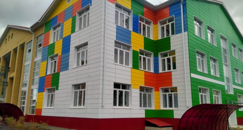 В Саранске завершают строительство детского сада на улице Кирова