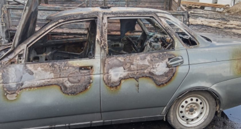 В Мордовии сразу после ДТП сгорели два автомобиля 