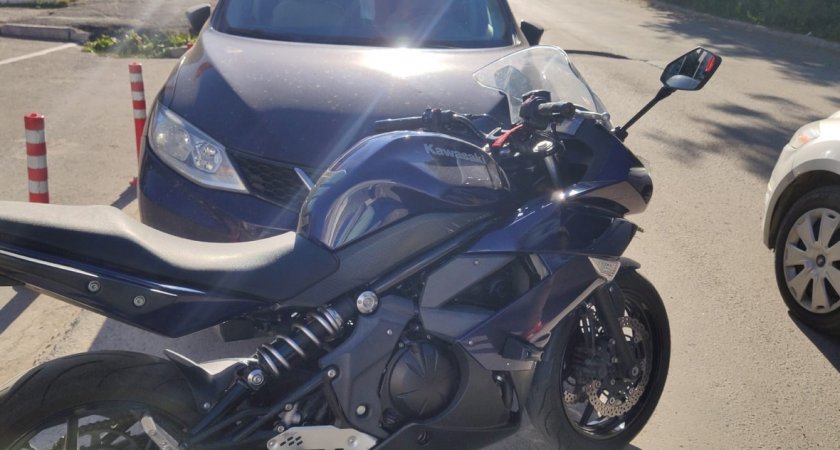 В Саранске ранним утром сгорел мотоцикл