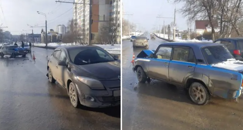 В Саранске 14-летняя девушка пострадала после столкновения 2 машин