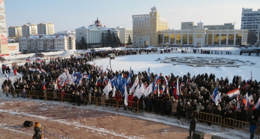 В Саранске концерт «Слава защитникам Отечества» посетили более 5 тыс. человек