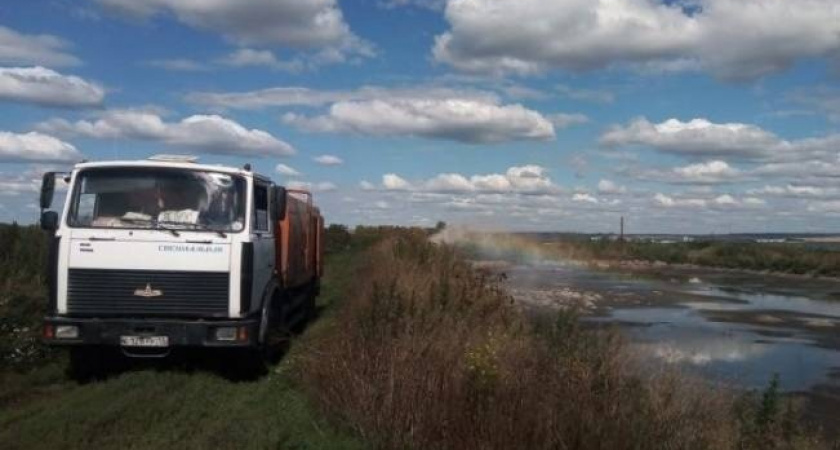 В Саранске обрабатывают очистные сооружения с целью предотвращения неприятного запаха