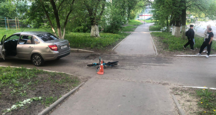 На улице Есенина в Саранске водитель «Лады Гранты» сбил 9-летнего велосипедиста