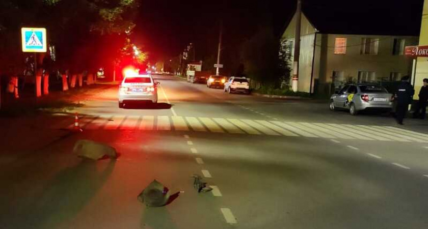 В Рузаевке водитель LADA Granta сбил идущего по «зебре» пешехода