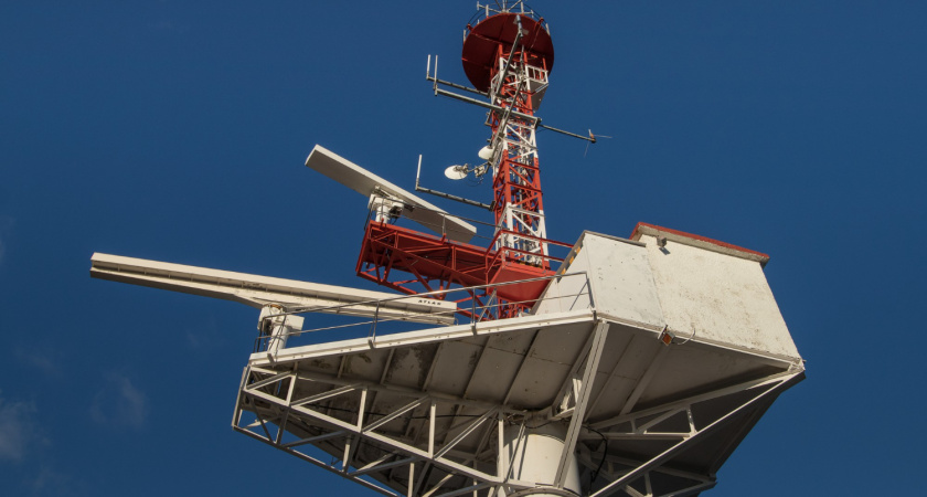 В Саранске подсветили телемачту к 1 сентября