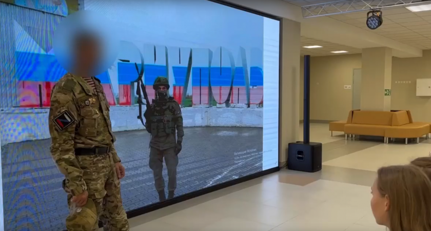 В Саранске ветеран боевых действий провел для восьмиклассников Урок мужества