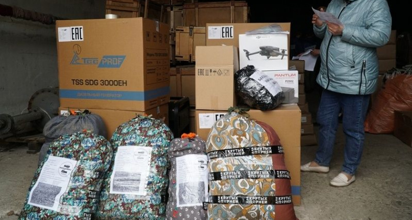 В Мордовии в гуманитарном грузе отправили старинную икону и дроны-камикадзе