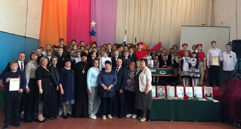 В Мордовии открыли парту героя в честь гвардии старшего лейтенанта Василия Королева