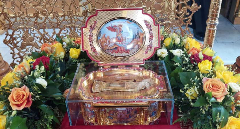 9 октября в Саранск привезут мощи великого святого Георгия Победоносца