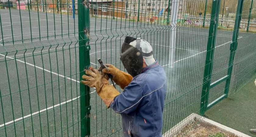В Саранске продолжается подготовка городских парков к осенне-зимнему периоду