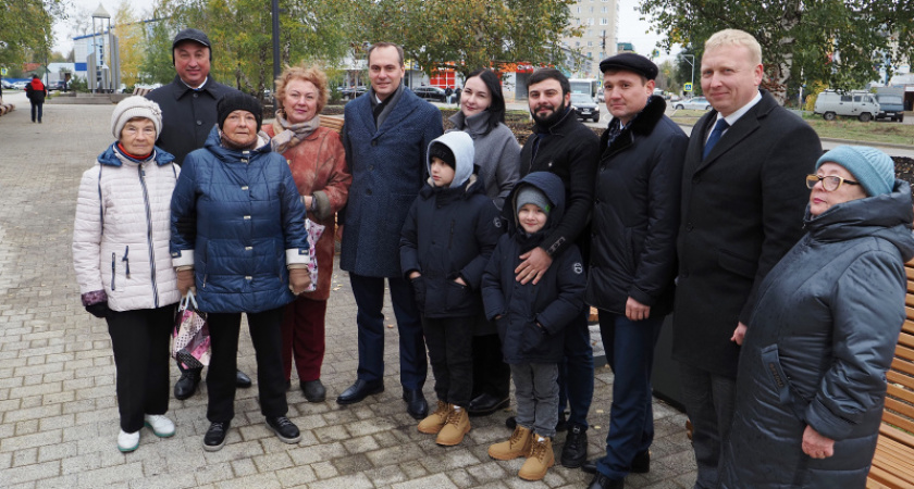 Глава Мордовии проверил благоустройство территории по бульвару Горшкова в Рузаевке