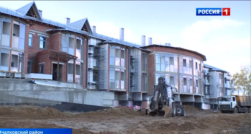 В Ичалковском районе строят дом-интернат для пожилых людей и инвалидов