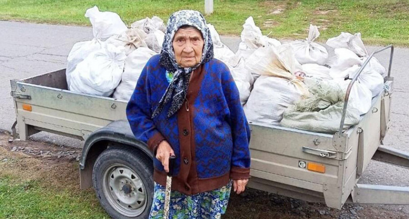 93-летняя жительница Мордовии отдала для бойцов СВО 45 килограмм овощей