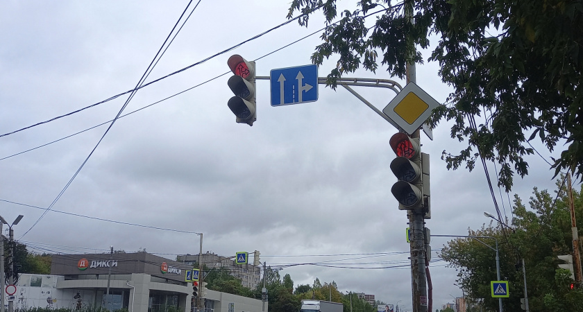 На Ключаревском шоссе в Саранске отключат светофоры 9 ноября