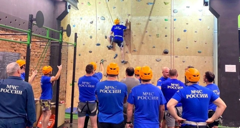 В Саранске прошел чемпионат по скалолазанию среди спасателей МЧС