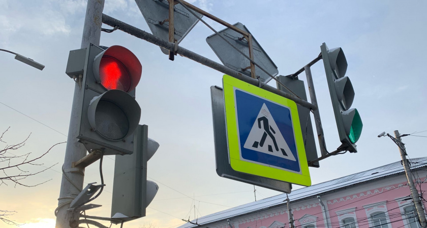 В центре Саранска отключили светофоры с 21 по 28 ноября