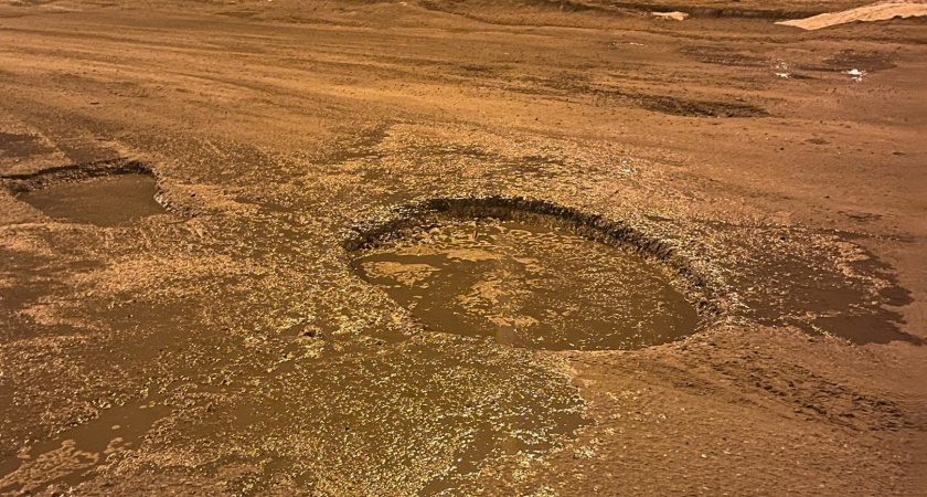 Жители Саранска пожаловались на состояние дорог в городе