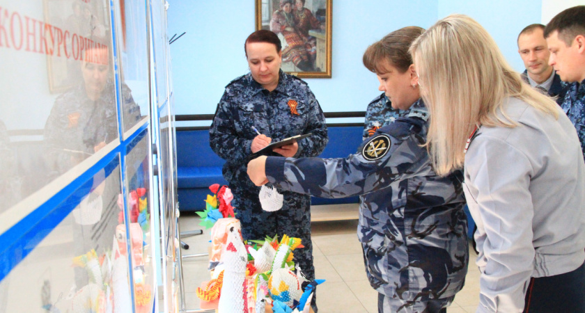 В УФСИН Мордовии состоялась выставка оригами к Годам культуры России – Китая