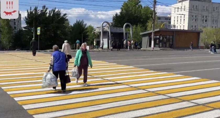В Саранске перенесли пешеходный переход рядом с рынком «Заречный»
